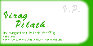 virag pilath business card